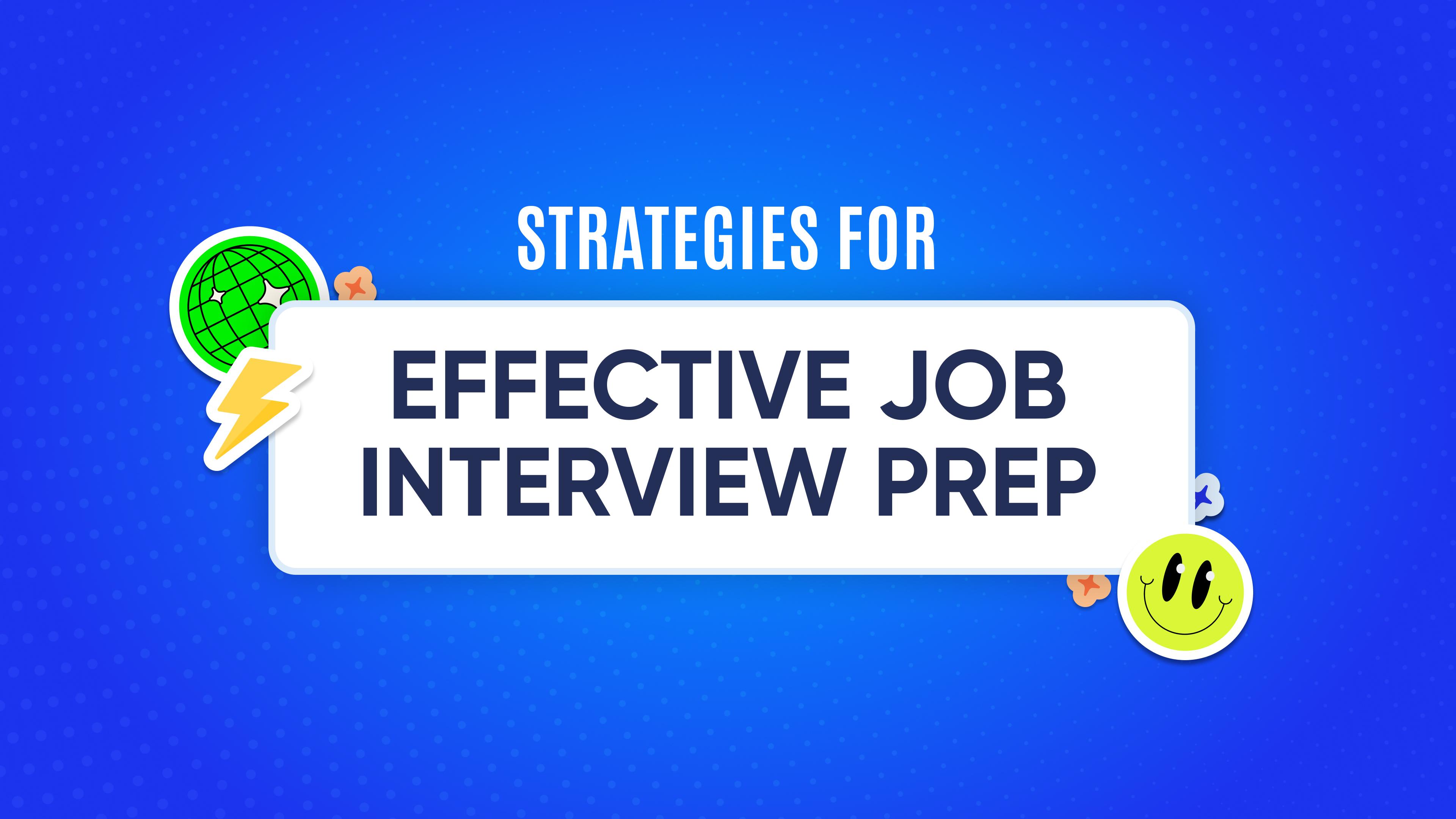 Effective Job Interview Prep For Students