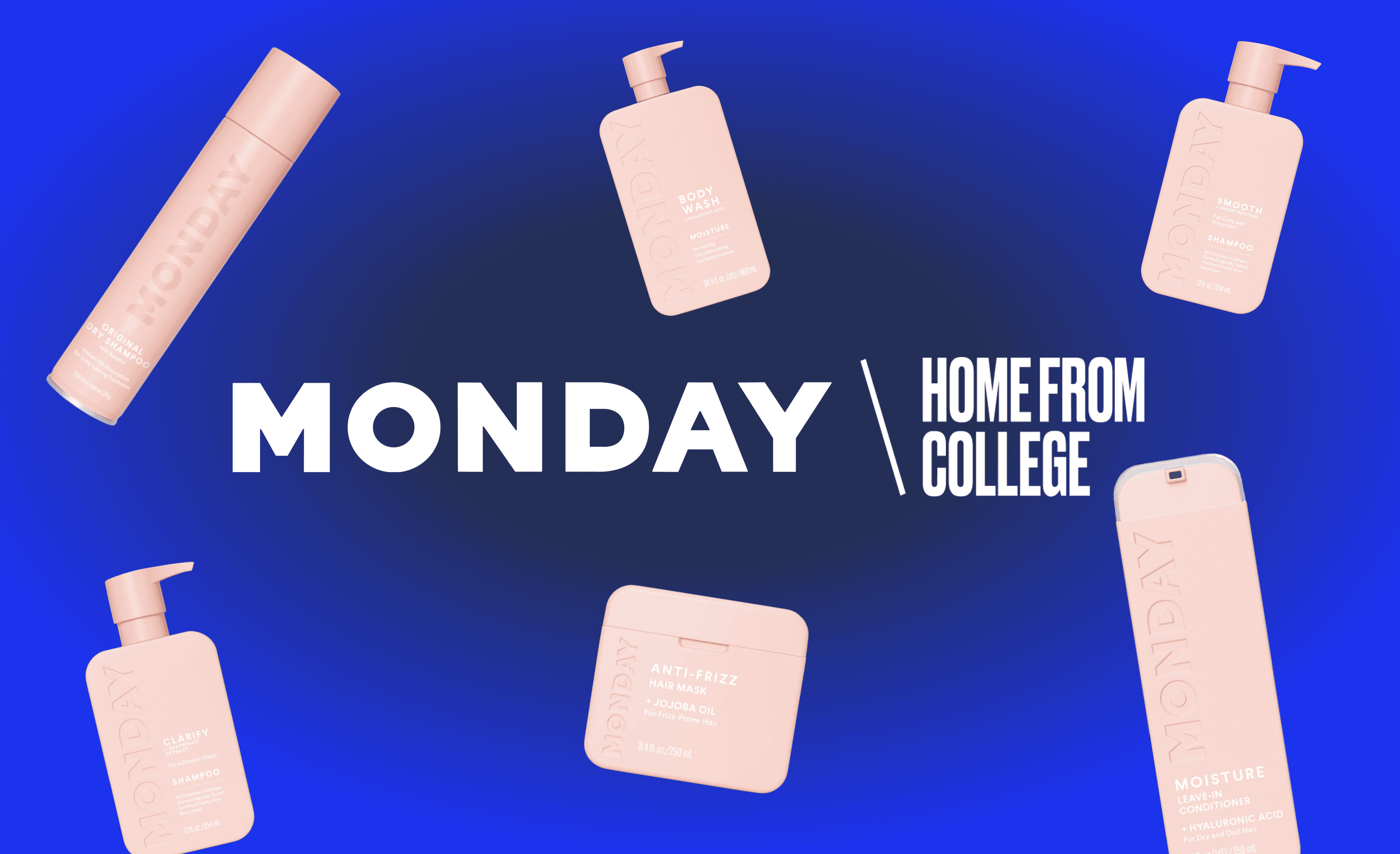MONDAY Haircare Campus Takeover with H\FC