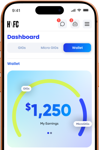H\FC app showing your earnings
